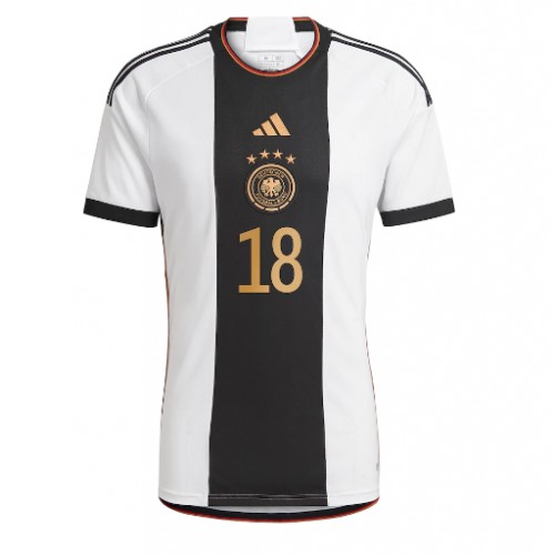 Tyskland Jonas Hofmann #18 Replika Hjemmebanetrøje VM 2022 Kortærmet